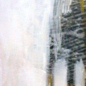 Schwarzer Regen I, Acryl auf Papier, 27 x 33 cm, 2016